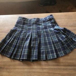 plaid skirt, school girl skirt, forever 21 skirt